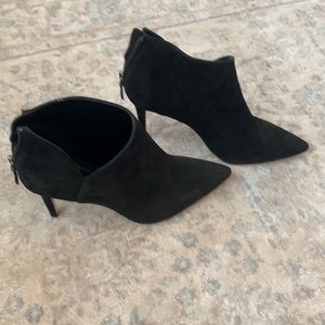 Enzo Angiolini Black Stiletto Footie Booties